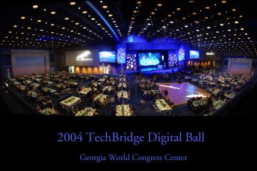Overview of the TechBridge dinner at the GA World Congress Center - click to see more photos